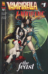 Cover for Vampirella / Witchblade: The Feast (Harris Comics, 2005 series) #1 [Chin Cover]