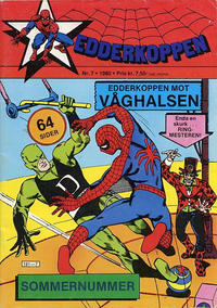 Cover for Edderkoppen (Atlantic Forlag, 1978 series) #7/1980