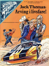Cover for Supertempo (Hjemmet / Egmont, 1979 series) #10/1982 - Jack Thomas - Arving i livsfare!