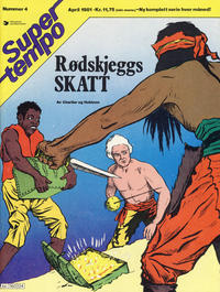 Cover for Supertempo (Hjemmet / Egmont, 1979 series) #4/1981 - Rødskjegg - Rødskjeggs skatt