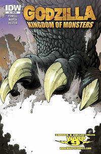 Cover for Godzilla: Kingdom of Monsters (IDW, 2011 series) #1 [Warp 9 Cover]