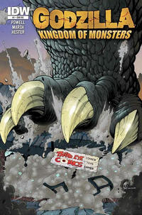 Cover for Godzilla: Kingdom of Monsters (IDW, 2011 series) #1 [Third Eye Comics Cover]