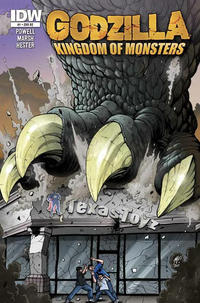 Cover Thumbnail for Godzilla: Kingdom of Monsters (IDW, 2011 series) #1 [Texas Toyz Cover]