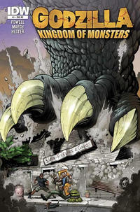 Cover Thumbnail for Godzilla: Kingdom of Monsters (IDW, 2011 series) #1 [Super-Fly Comics & Games Cover]