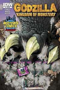 Cover Thumbnail for Godzilla: Kingdom of Monsters (IDW, 2011 series) #1 [Midtown Comics Cover]