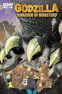 Cover Thumbnail for Godzilla: Kingdom of Monsters (IDW, 2011 series) #1 [Keith's Comics Cover]