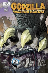 Cover Thumbnail for Godzilla: Kingdom of Monsters (IDW, 2011 series) #1 [I Want More Comics Cover]