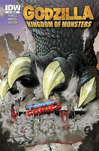 Cover for Godzilla: Kingdom of Monsters (IDW, 2011 series) #1 [Friendly Neighborhood Comics Cover]