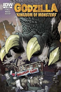 Cover Thumbnail for Godzilla: Kingdom of Monsters (IDW, 2011 series) #1 [Dreamscape Comics Cover]