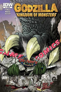 Cover for Godzilla: Kingdom of Monsters (IDW, 2011 series) #1 [Dr. No's Comics & Games Superstore Cover]