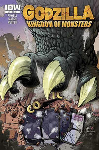 Cover Thumbnail for Godzilla: Kingdom of Monsters (IDW, 2011 series) #1 [Corner Store Comics & Beach Ball Comics Cover]