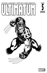 Cover Thumbnail for Ultimatum (Marvel, 2009 series) #5 [Variant Edition - Ed McGuinness Black-and-White]