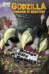 Cover for Godzilla: Kingdom of Monsters (IDW, 2011 series) #1 [Bridge City Comics Cover]