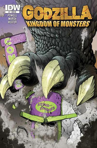 Cover for Godzilla: Kingdom of Monsters (IDW, 2011 series) #1 [Astro-Zombies Cover]
