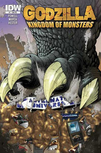 Cover for Godzilla: Kingdom of Monsters (IDW, 2011 series) #1 [Alternate Universe Cover]