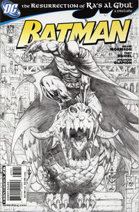 Cover Thumbnail for Batman (DC, 1940 series) #670 [Tony S. Daniel Sketch Cover]