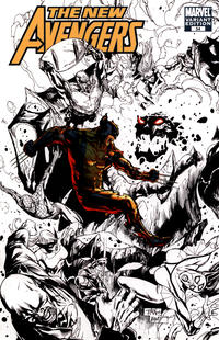 Cover Thumbnail for New Avengers (Marvel, 2005 series) #54 [2009 San Diego Comic-Con Variant]