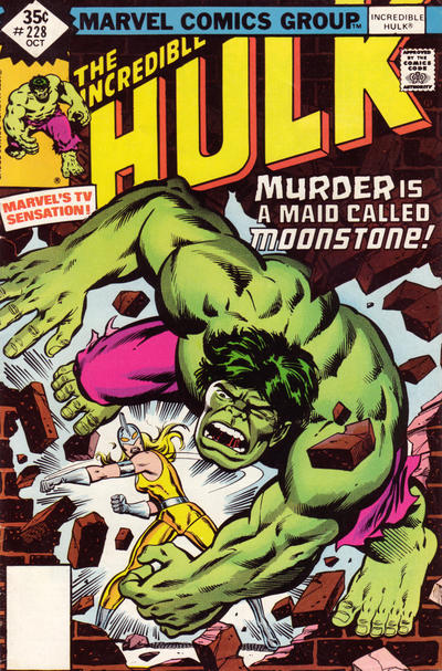 Cover for The Incredible Hulk (Marvel, 1968 series) #228 [Whitman]