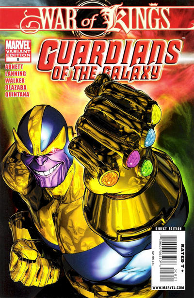 Cover for Guardians of the Galaxy (Marvel, 2008 series) #8 [Brandon Peterson Villain Variant]