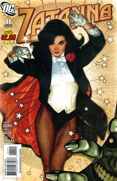 Cover for Zatanna (DC, 2010 series) #11