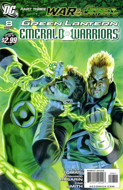 Cover for Green Lantern: Emerald Warriors (DC, 2010 series) #8
