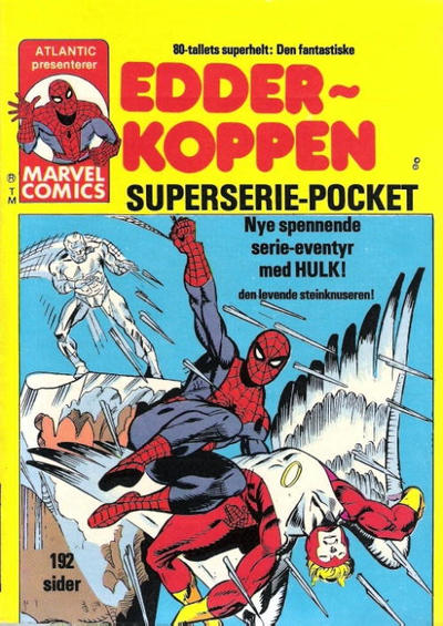 Cover for Edderkoppen pocket [Edderkoppen superseriepocket] (Atlantic Forlag, 1979 series) #1