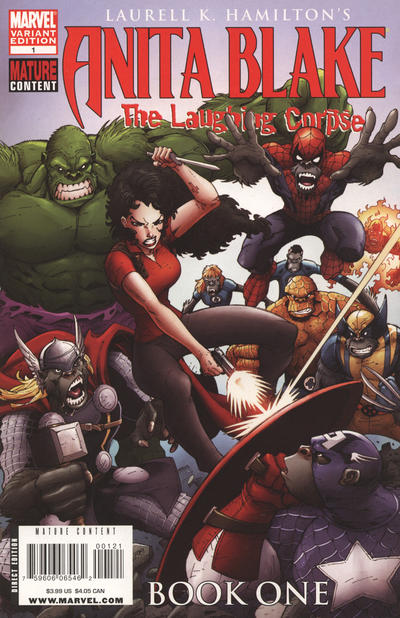 Cover for Anita Blake: The Laughing Corpse - Book One (Marvel, 2008 series) #1 [Variant Edition]