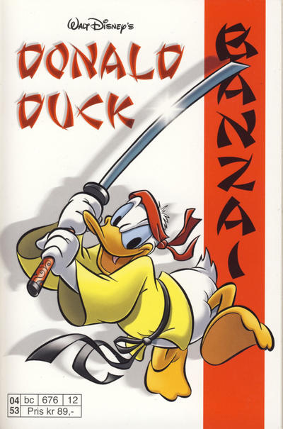 Cover for Donald Duck Tema pocket; Walt Disney's Tema pocket (Hjemmet / Egmont, 1997 series) #[14] - Donald Duck Banzai