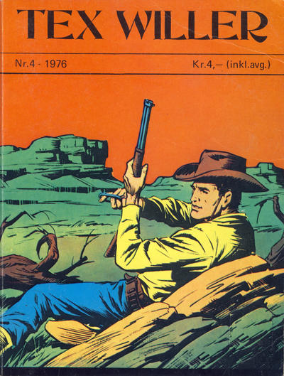 Cover for Tex Willer (Illustrerte Klassikere / Williams Forlag, 1971 series) #4/1976