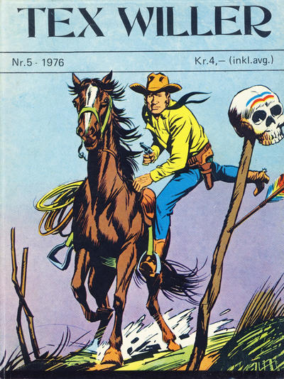 Cover for Tex Willer (Illustrerte Klassikere / Williams Forlag, 1971 series) #5/1976