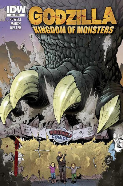 Cover for Godzilla: Kingdom of Monsters (IDW, 2011 series) #1 [Wonderworld Comics Cover]
