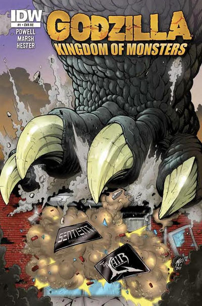 Cover for Godzilla: Kingdom of Monsters (IDW, 2011 series) #1 [The Lair Cover]