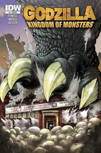 Cover for Godzilla: Kingdom of Monsters (IDW, 2011 series) #1 [That's Entertainment Cover]