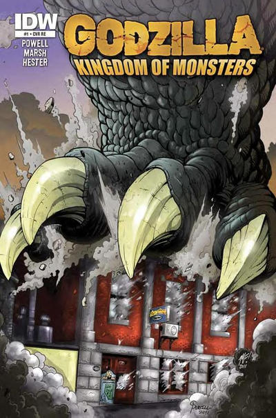 Cover for Godzilla: Kingdom of Monsters (IDW, 2011 series) #1 [Strange Adventures Comic Book Shop (Halifax) Cover]