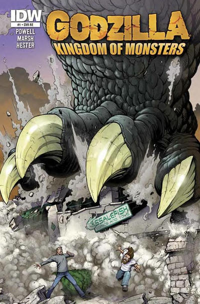 Cover for Godzilla: Kingdom of Monsters (IDW, 2011 series) #1 [Ssalefish Comics Cover]