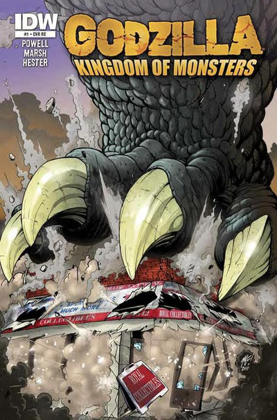 Cover for Godzilla: Kingdom of Monsters (IDW, 2011 series) #1 [Royal Collectibles Cover]