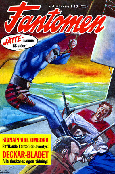 Cover for Fantomen (Semic, 1958 series) #4/1963