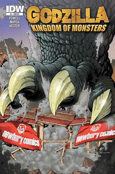 Cover for Godzilla: Kingdom of Monsters (IDW, 2011 series) #1 [Newberry Comics Cover]