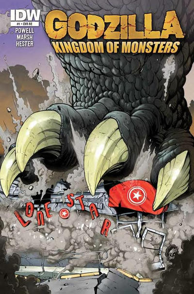 Cover for Godzilla: Kingdom of Monsters (IDW, 2011 series) #1 [Lone Star Comics Cover]