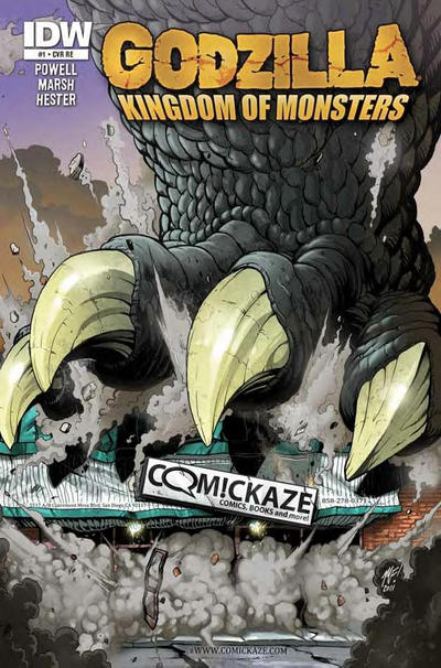 Cover for Godzilla: Kingdom of Monsters (IDW, 2011 series) #1 [Comickaze Cover]