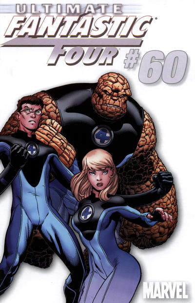 Cover for Ultimate Fantastic Four (Marvel, 2004 series) #60 [White Variant Cover]