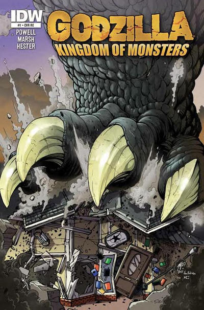 Cover for Godzilla: Kingdom of Monsters (IDW, 2011 series) #1 [Brave New World Comics Cover]