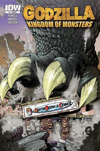 Cover for Godzilla: Kingdom of Monsters (IDW, 2011 series) #1 [Austin Books & Comics]