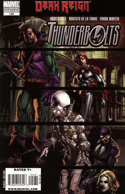Cover for Thunderbolts (Marvel, 2006 series) #129 [Second Print Variant]