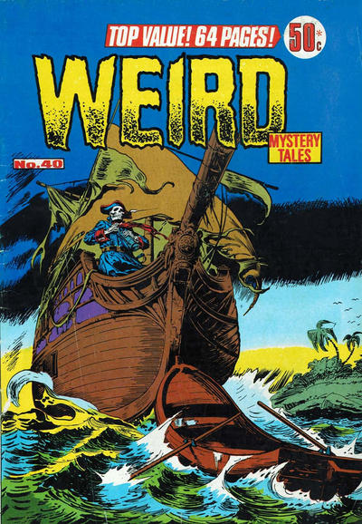 Cover for Weird Mystery Tales (K. G. Murray, 1972 series) #40