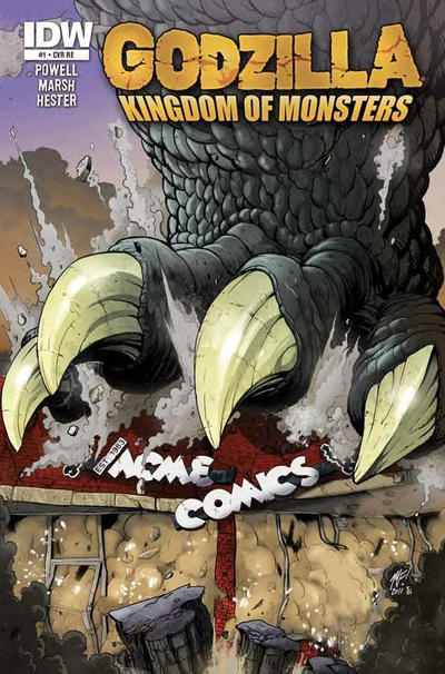 Cover for Godzilla: Kingdom of Monsters (IDW, 2011 series) #1 [Acme Comics Cover]