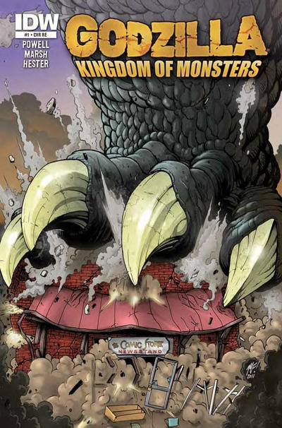 Cover for Godzilla: Kingdom of Monsters (IDW, 2011 series) #1 [The Comic Store Cover]