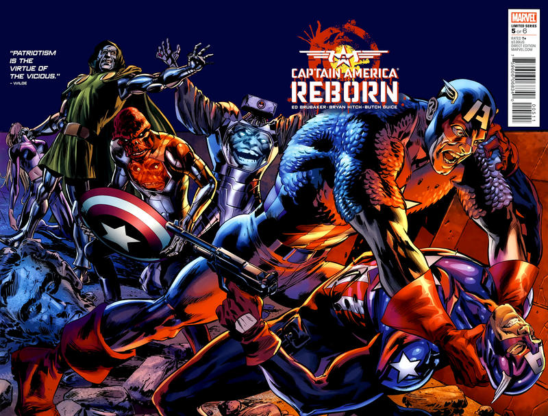 Cover for Captain America: Reborn (Marvel, 2009 series) #5