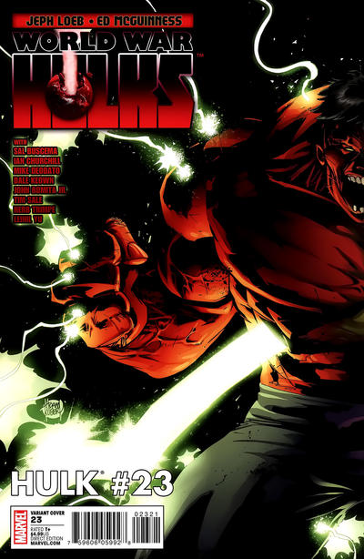 Cover for Hulk (Marvel, 2008 series) #23 [Variant Edition]