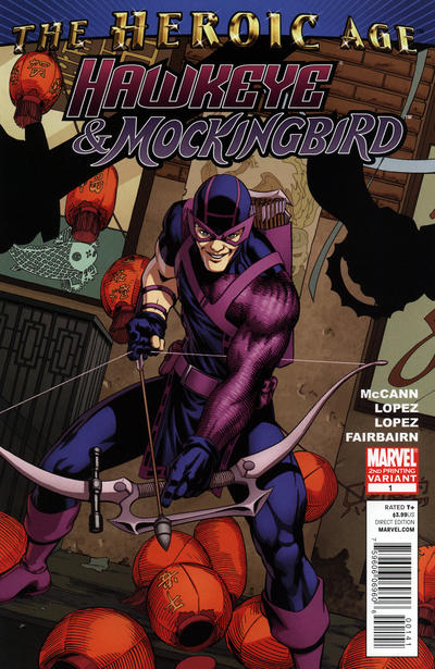 Cover for Hawkeye & Mockingbird (Marvel, 2010 series) #1 [Second Printing]